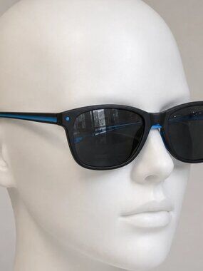 Linsey Michelle Judith Eye glasses Sunglass Frames 55-15-140 Black / Teal EUC